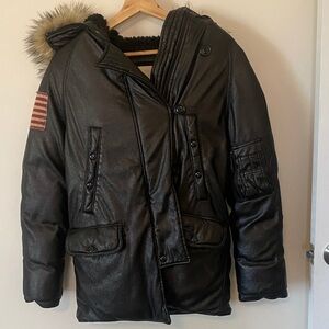 Ralph Lauren Denim & Supply Parka with Fur Trim